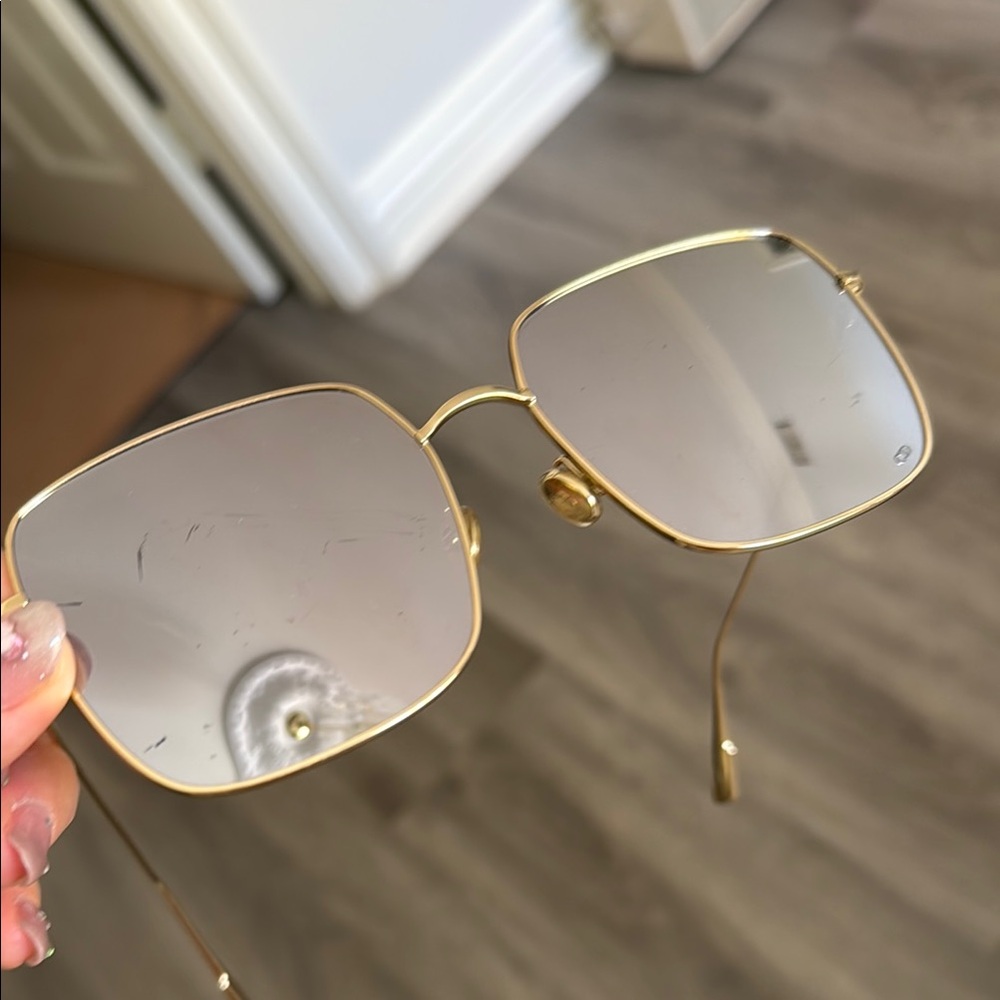 Dior Gold Frame Sunglasses - Picture 2 of 6